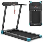 Goplus tapis de course �lectrique pliable vitesse 1 - 12 km / h 550w moteur silensieux �cran lcd bluetooth ...