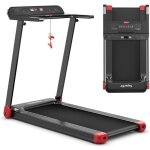 Goplus tapis de course �lectrique pliable vitesse 1 - 12 km / h 550w moteur silensieux �cran lcd bluetooth ...