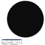Goplus tapis de saut pour trampoline rond 365cm tapis de remplacement en pp avec 72 anneaux m�talliques ...