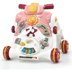 Goplus trotteur b�b� �volutif pour fille gar�on 6 - 36 mois 3 - en - 1 trotteur avec 2 vitesse / musique ...