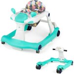 Goplus trotteur b�b� pliable �volutif 2 en 1 6 - 18 mois charge max 15 kg musique&lumi�re hauteur r�glable ...
