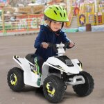 Goplus voiture 4x4 quad buggy electriquequad atv 6v avec marche arri�re et freinpour enfants + 3 anscontr�le ...
