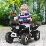 Goplus voiture 4x4 quad buggy electrique enfants 3 ans + 6v 45ah charge 30kg avec marche avant / arri�recontr� ...