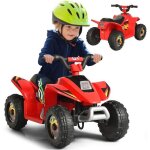 Goplus voiture 4x4 quad buggy electrique enfants 3 ans + 6v 45ah charge 30kg avec marche avant / arri�recontr� ...
