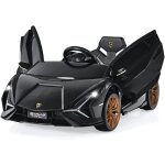 Goplus voiture �lectrique 12v pour enfant 37 - 95mois avec 2 vitessest�l�commande 24 g klaxon et musique ...