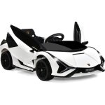 Goplus voiture �lectrique enfant 12v cabriolet lamborghini de portes ciseaux avec t�l�commande 24gavec ...