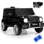 Goplus voiture �lectrique enfant 3 - 8 ans 12v avec t�l�commande 24g mercedes benz g63 avec d�marrage ...