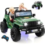 Goplus voiture �lectrique enfants 3 - 8 ans 24v avec t�l�commande 24gvitesse 26 - 6kphklaxon et affichagelumin ...