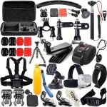 Kit accessoires gopro - manfrotto - 50 - in - 1 - compatible hero - noir - abs + alliage