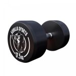 Gorilla sports� halt�res - poids de 175 kg individuel fonte caoutchouc chrom� antid�rapante - halt�res ...