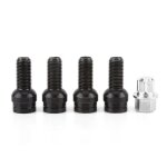 Gototop boulon d�crou de roue 4 + 1 m14 * 1. 5mm �crou de crochet de verrouillage de boulon de roue en ...