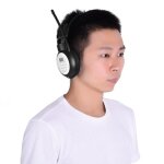 Gototop micro - casque sur loreille pliable casque sans fil / filaire casque hifi antibruit radio fm ...