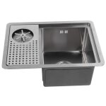 Gototop rince - gobelet d�vier ensemble de rin�age de tasse d�vier de cuisine machine de nettoyage de ...