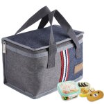Sac isotherme - gototop - lunch bag - tissu oxford - bleu profond - 230x150x160mm