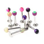 Goujons  lvres en acier inoxydable ballon  la lvre des lvres tragus goujons boucles doreilles internes ...