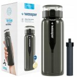 Bouteille filtrante wessper activemax clarti en tritan sans bpa 680ml avec filtre  charbon - vert