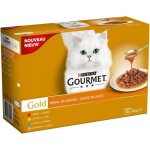 Gourmet gold p�t�e r�gal de sauces - pour chat adulte - 12 x 85 g