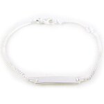 Gourmette argent bambino