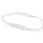 Gourmette argent bambino