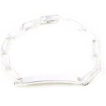 Gourmette - les tresors de lily - eve - argent - femme - 18 cm x 5 mm