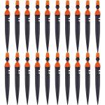 Goutteur dirrigation zvd - lot de 20 buse r�glable pour jardin - jaune - rotation 360� - �conomie deau ...