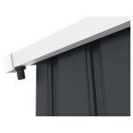 Goutti�re pour abri de jardin en m�tal et garage de 13 � 18. 5m2