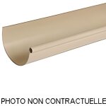 Gouttire demi - ronde nicoll en pvc sable 33cm - lg33s