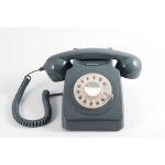 Gpo 746 telephone fixe retro de style annees 1970 a cadran rotatif - cordon extansible sonnerie authentique ...
