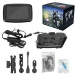Gps moto �tanche - prumya - 5 pouces - bluetooth 5. 0 - carplay & android auto - transmission fm