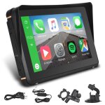 Gps voiture prumya 7 pouces tactile moto navigateur d�di� carplay affichage ipx7 �tanche apple carplay ...