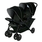 Graco - poussette double stadium duo noir et gris