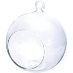 Boule verre ouverte 8 cm