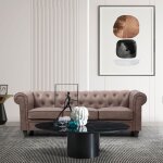 Grand canap� 3 places chesterfield vintage