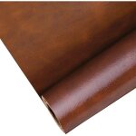 Grand cusson en cuir autocollant 4572 x 13716 cm pour divers relooking du cuir (marron)
