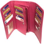 Grand porte monnaie femme cuir véritable spacieux compagnon portefeuille 14 cartes billet monnaie et ... Grand porte monnaie femme cuir véritable spacieux compagnon portefeuille 14 cartes billet monnaie et ...