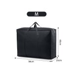 Grands sacs cabas shopping - vitata - noir - tissu non tiss paissi - fermeture zippe - format a4 - ...
