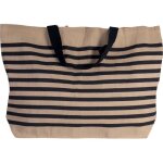 Grand sac fourre - tout en juco (natural / navy - one size - homme) Grand sac fourre - tout en juco (natural / navy - one size - homme)