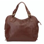 Sac port paule en cuir lisse italien camelia - oh my bag - marron - dimensions l 47 x h 29 x p 13 cm ...