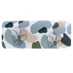 Tapis microfibre imprime 45x120 cm - flowers - tendance Tapis microfibre imprime 45x120 cm - flowers - tendance