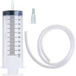Grand tube de seringue 500ml seringue en plastique avec bouchon convertisseur de tube pour applicateur ...