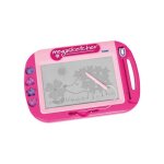 Grande ardoise magique pour mega sketcher classic rose et 4 tampons magnetiques et stylet - tableau tablette ...