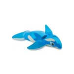 Grande baleine bleu : 152 x 114 cm - matelas gonflable - piscine - mer