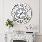 Grande horloge murale geante ronde pendule murale originale pour salon chambre salle  manger cuisine ...