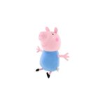 Grande peluche peppa pig : george 50 cm - peluche licence - cochon - grand doudou enfant