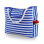 Grande sac de plage femmesac plage homme en toilesacs dpaule de natation sport avec poignes en coton ...