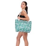 Grande sac de plage en toile femmesac plage homme cabas sac shopping voyage ete avec boucle magntique ...