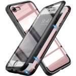 Grandever coque iphone 7 / 8 adsorption magn�tique verre tremp� bumper ultra mince transparent anti - ...