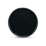 Graniteware ? plateau rond en acier �maill� ? 29cm ? noir