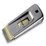 Gratte - vitres m�tal � lame r�tractable 95mm - stanley - 0 - 28 - 500