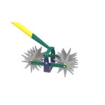 Grattoir oscillant + double �mietteur naturovert sans manche